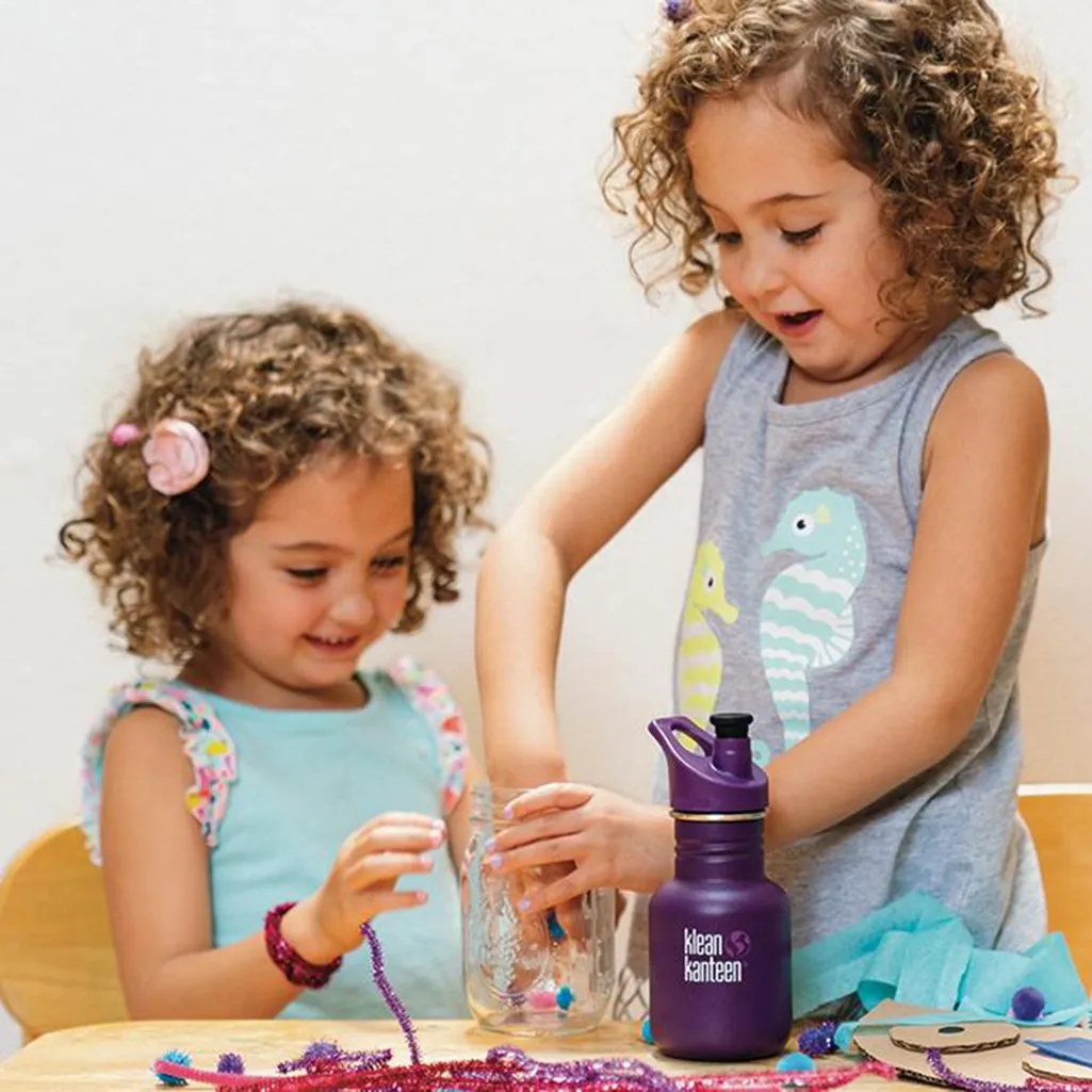 12oz Kid's Sports Cap Water Bottle