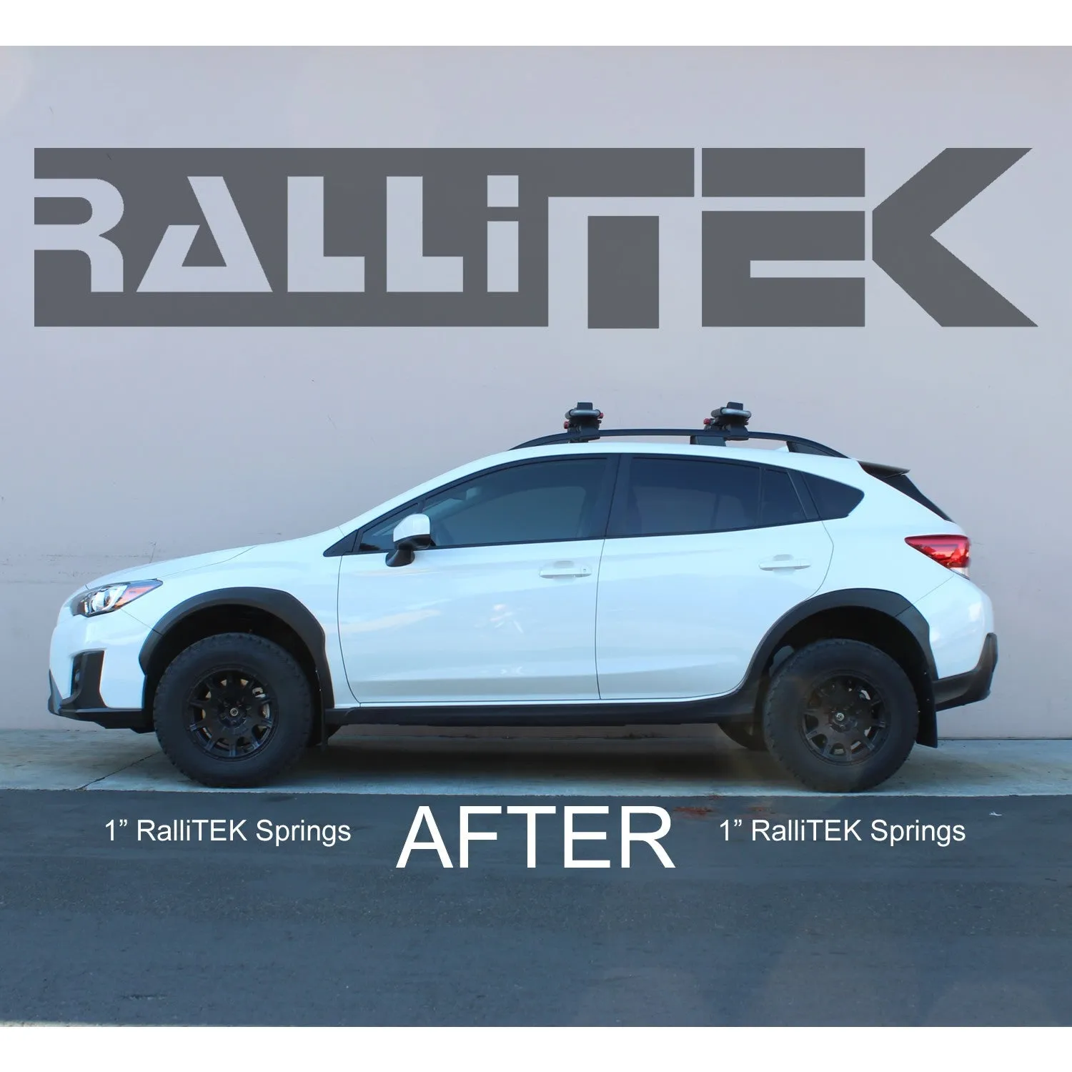 1" Rear Raised Overload Springs & OEM Struts - Fits 2018-2023 Subaru Crosstrek
