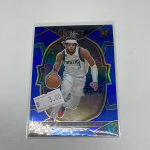 2022-23 Panini Select #80 Jaden Hardy Concourse Blue RC Rookie