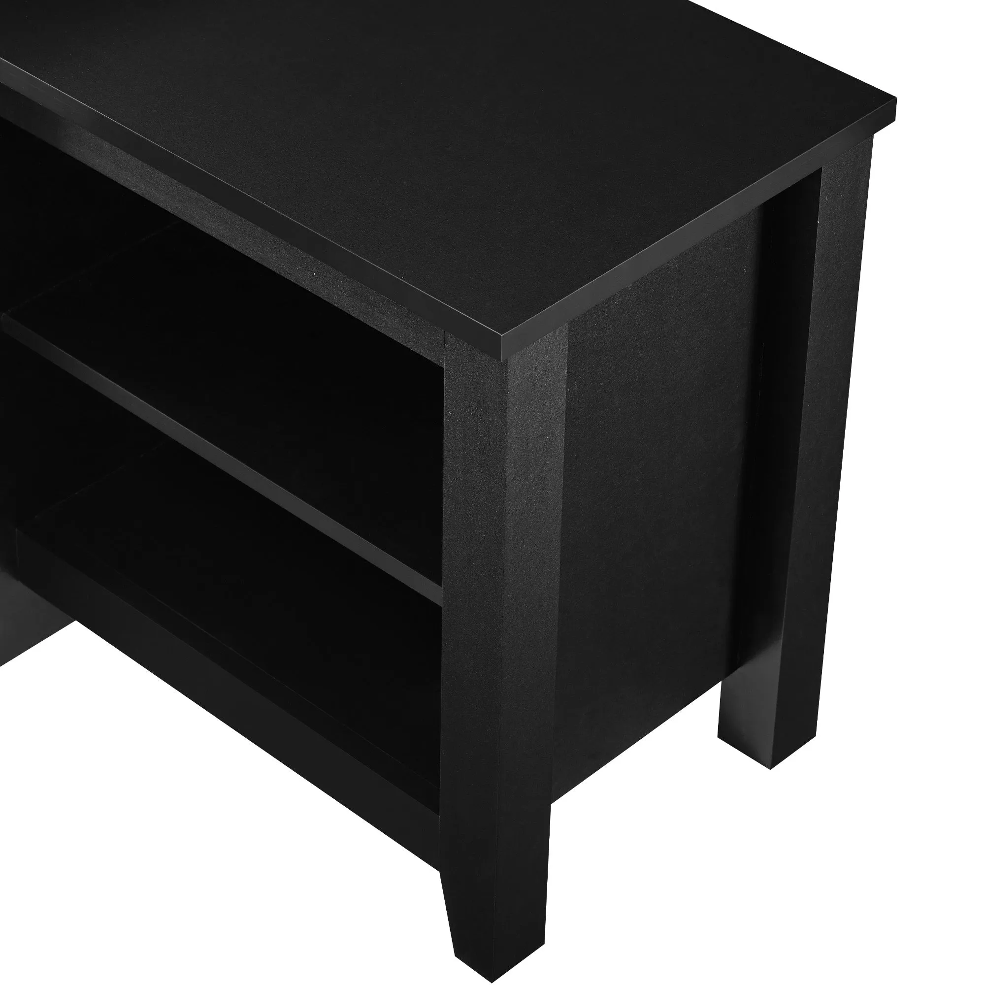 80" Dynamic Tiered Top TV Stand with Ample Storage and Cord Management for a Stylish Entertainment Hub
