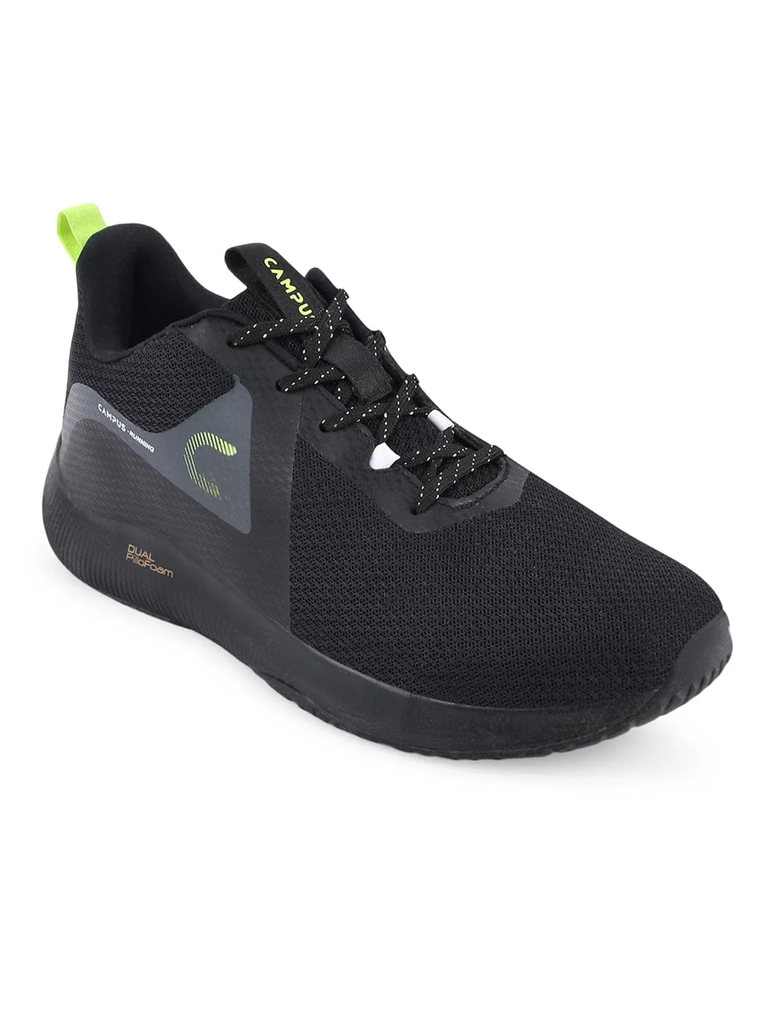 ALGERIA Black Men's Running Shoes