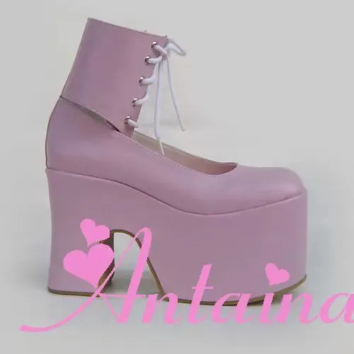 Antaina~Customized British Style High Platform Shoes