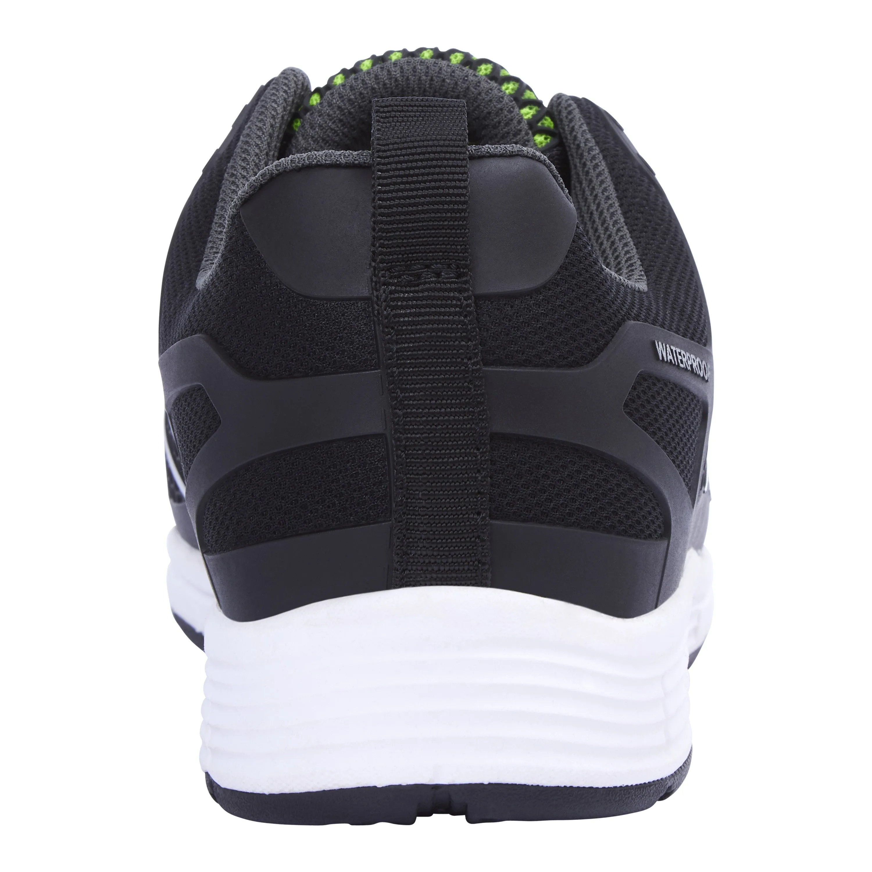 Apache Mens Motion Water Resistant Safety Work Shoe Trainer -BLACK