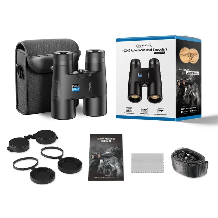 APEXEL 10x42 Fixed Focus Binoculars  Autofocus Telescope(Black)