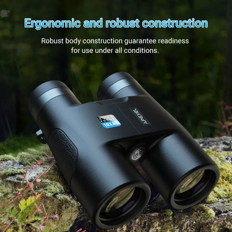 APEXEL 10x42 Fixed Focus Binoculars  Autofocus Telescope(Black)