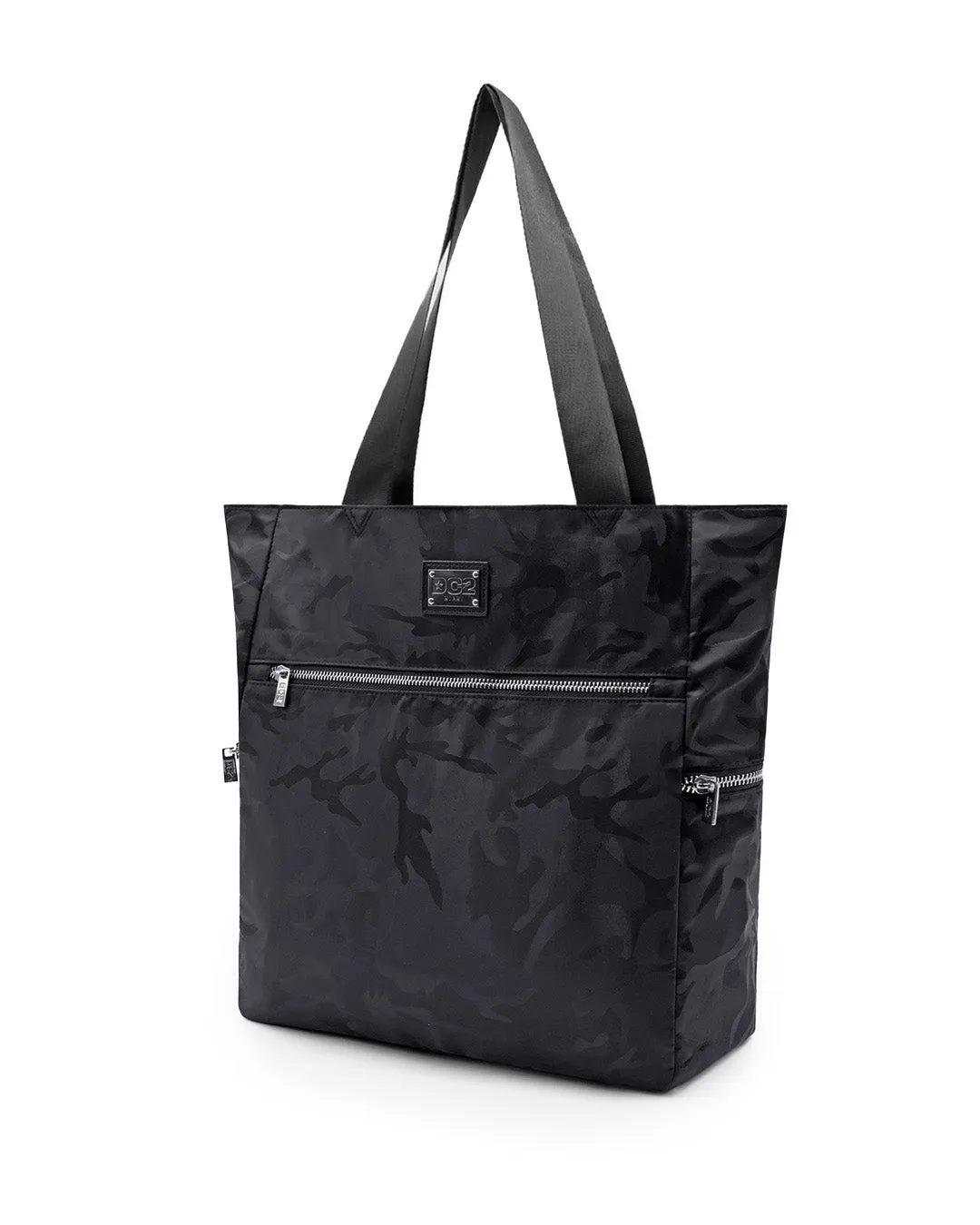 BLACK CAMO - Poolside Tote Bag Foldable/Portable