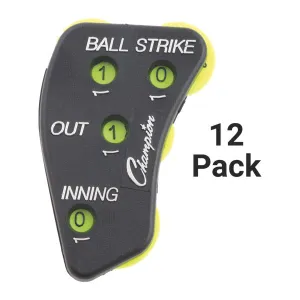 Champion Sports 4-WHEEL CALL ORDER UMPIRE INDICATOR