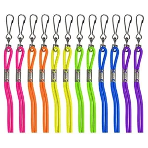 Champion Sports Assorted Neon Nylon Lanyards