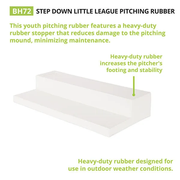 Champion Sports Step Down Youth Pitching Rubber