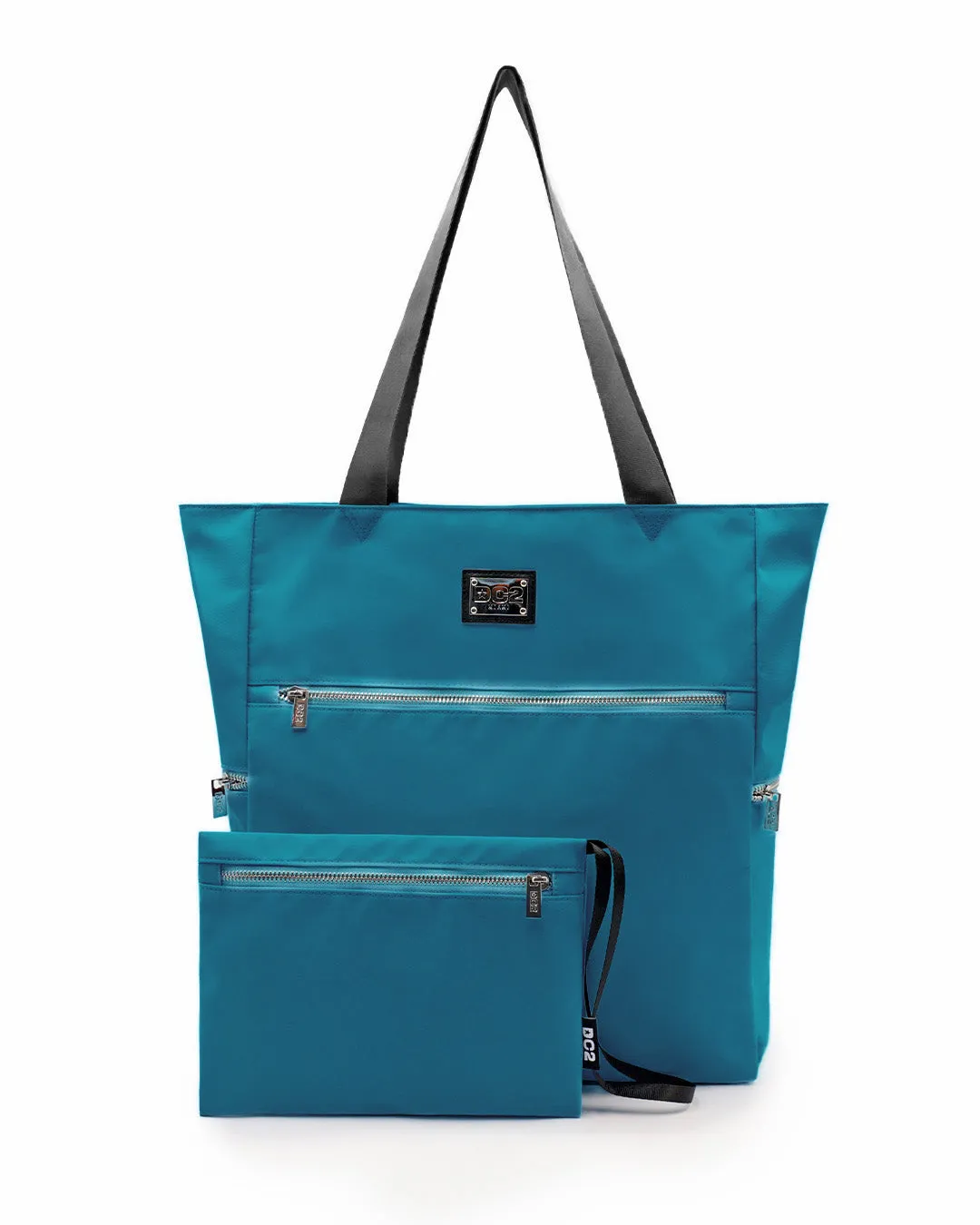 CHIC TEAL - Poolside Tote Bag Foldable/Portable