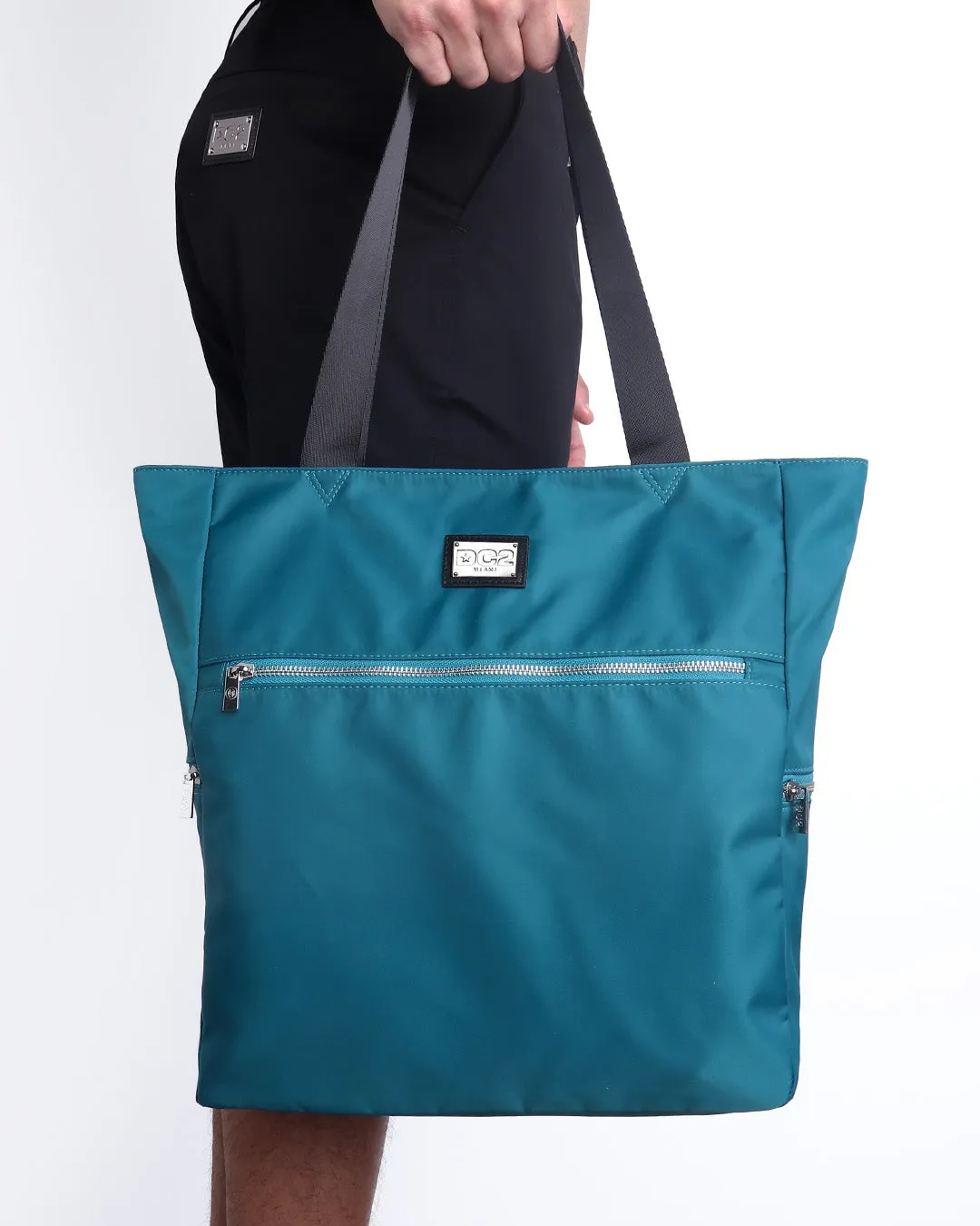 CHIC TEAL - Poolside Tote Bag Foldable/Portable
