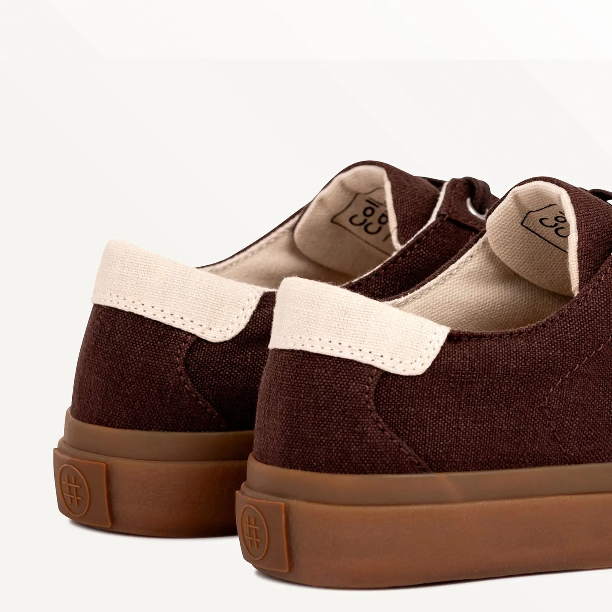 Collective Canvas Veld Hemp Shoes - Coffee & Ecru