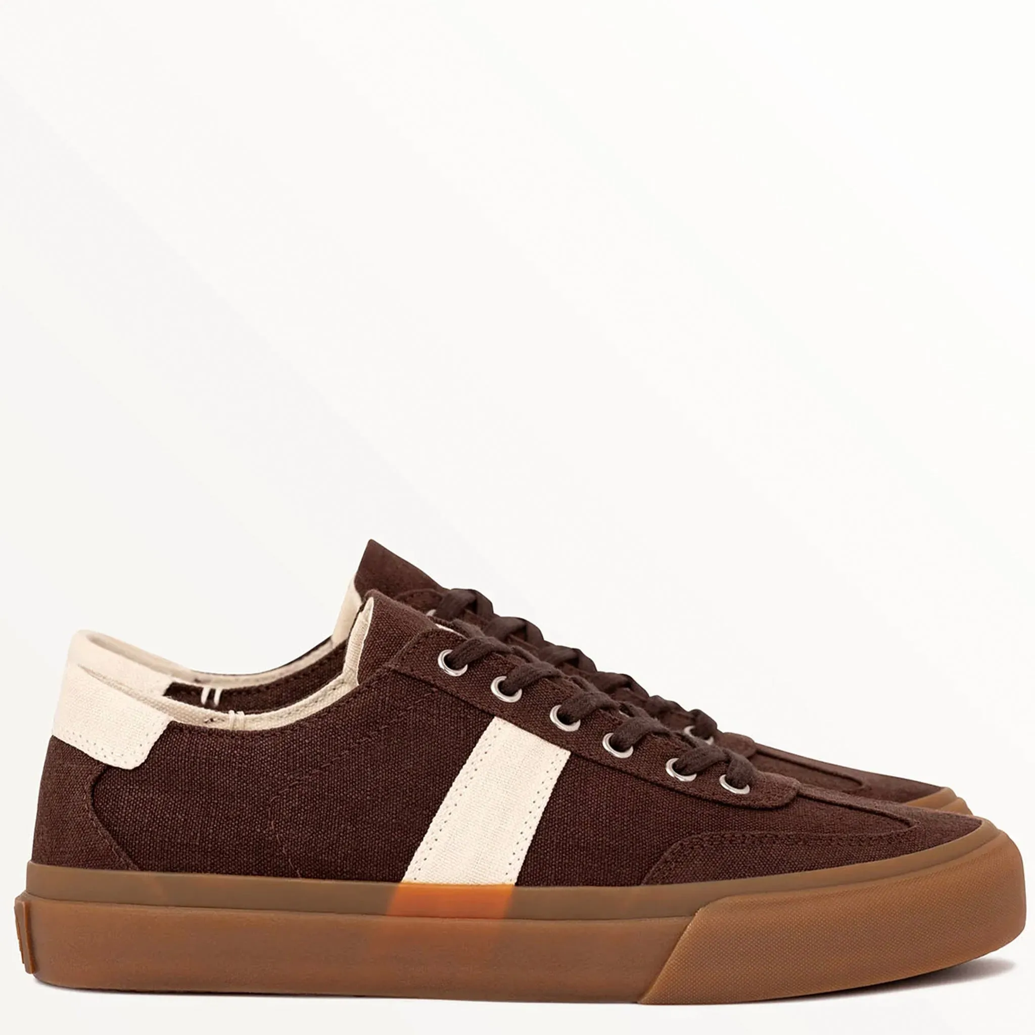 Collective Canvas Veld Hemp Shoes - Coffee & Ecru