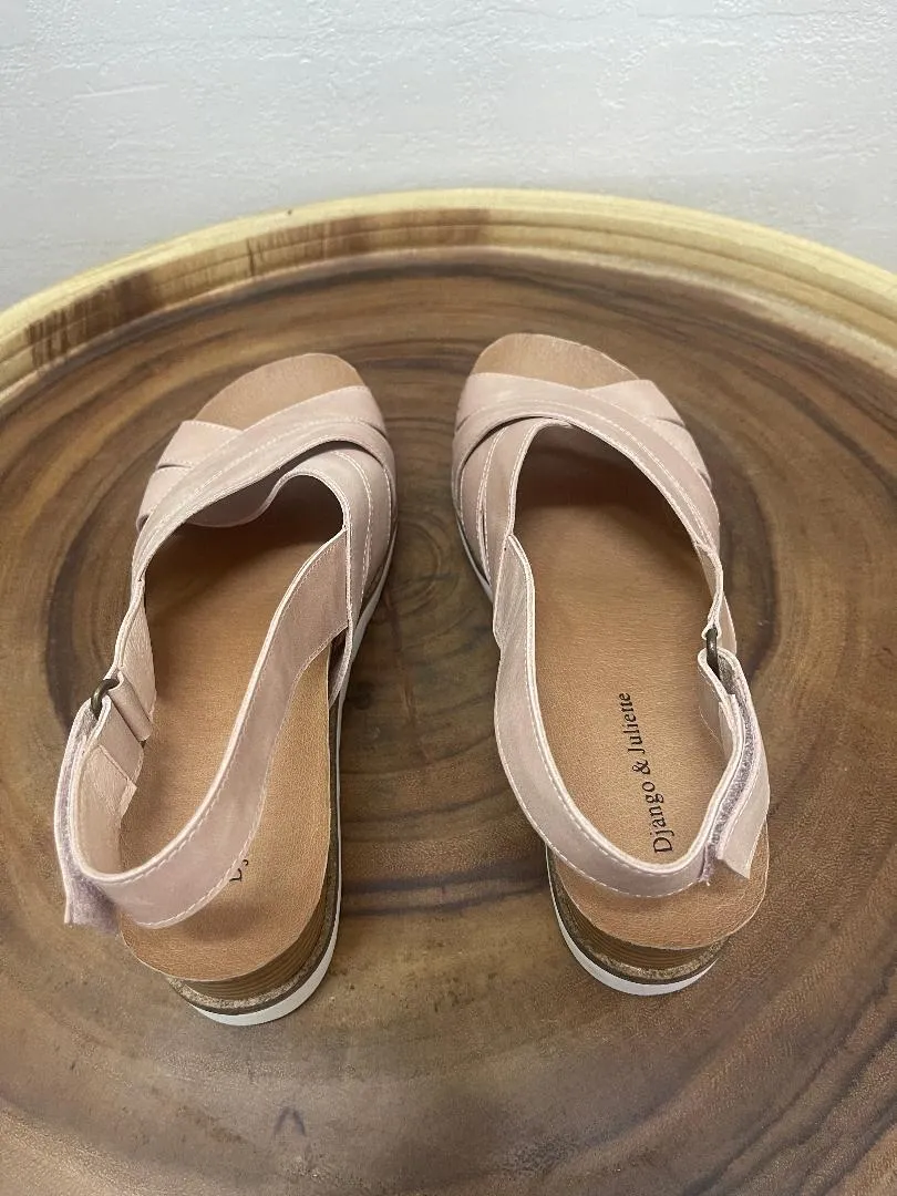 Django & Juliette - Sandals - Brean - Cafe / Leather