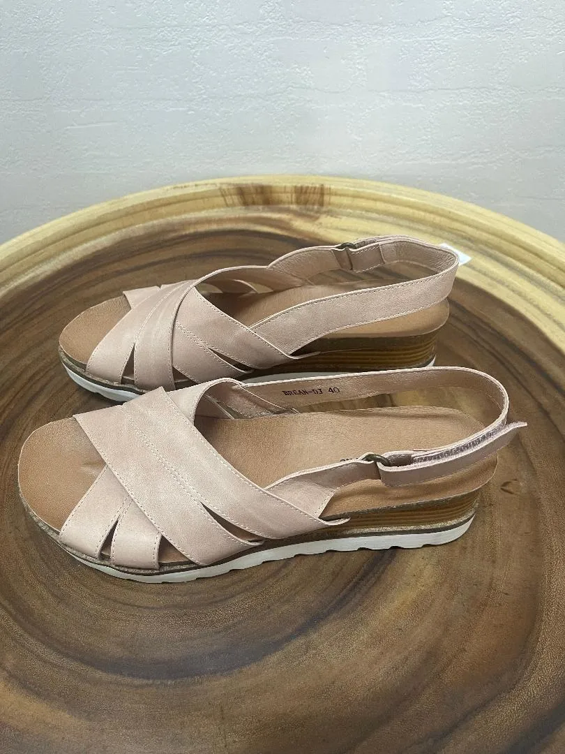 Django & Juliette - Sandals - Brean - Cafe / Leather