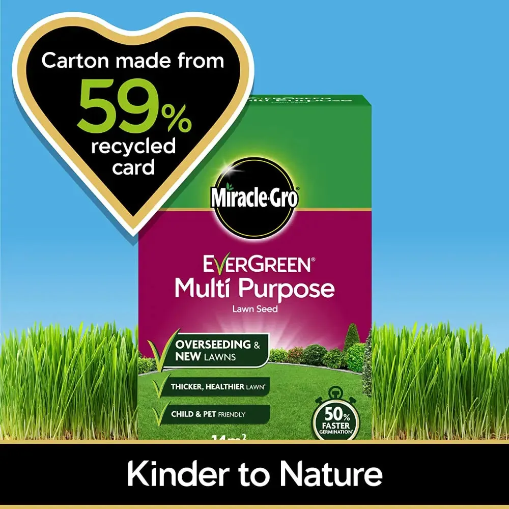 Evergreen Multi Purpose Grass Seed - 480g - 1.6kg