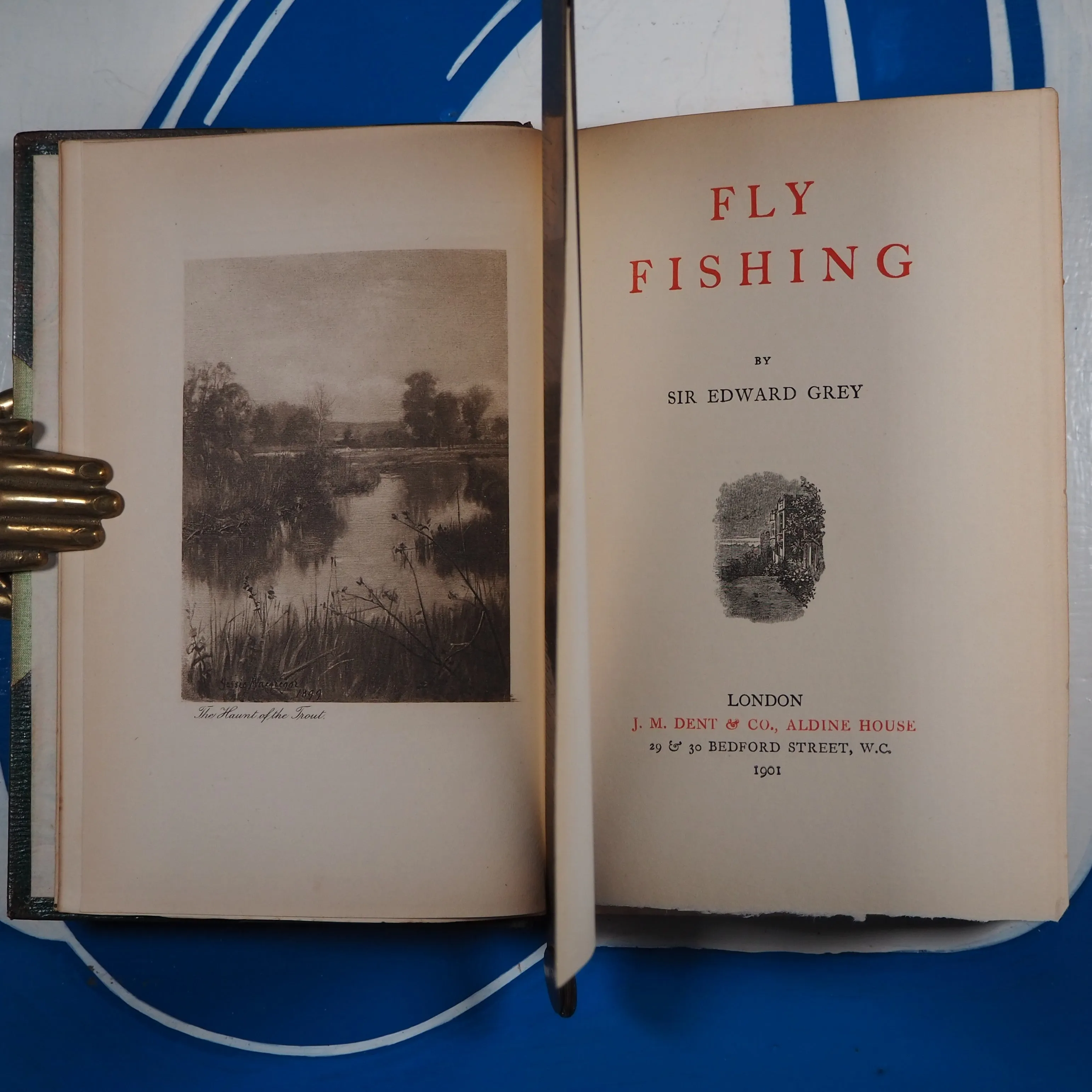 FLY FISHING >>>SIGNED RIVIERE FIN DE SIECLE BINDING<<< GREY, SIR EDWARD. Publication Date: 1901 Condition: Very Good