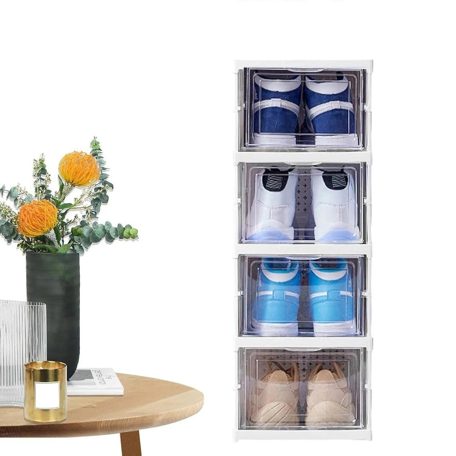 Foldable Utility Cart Rack for Home & Laundry