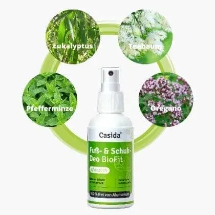 FOOT AND SHOE Deodorant BioFit herbal antifungal spray, athlete's foot