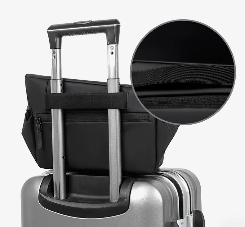 Functional Crossbody Bag Men Cool Motorcycle Sling Backpack Shoulder Chest Bag | Brodtica.com