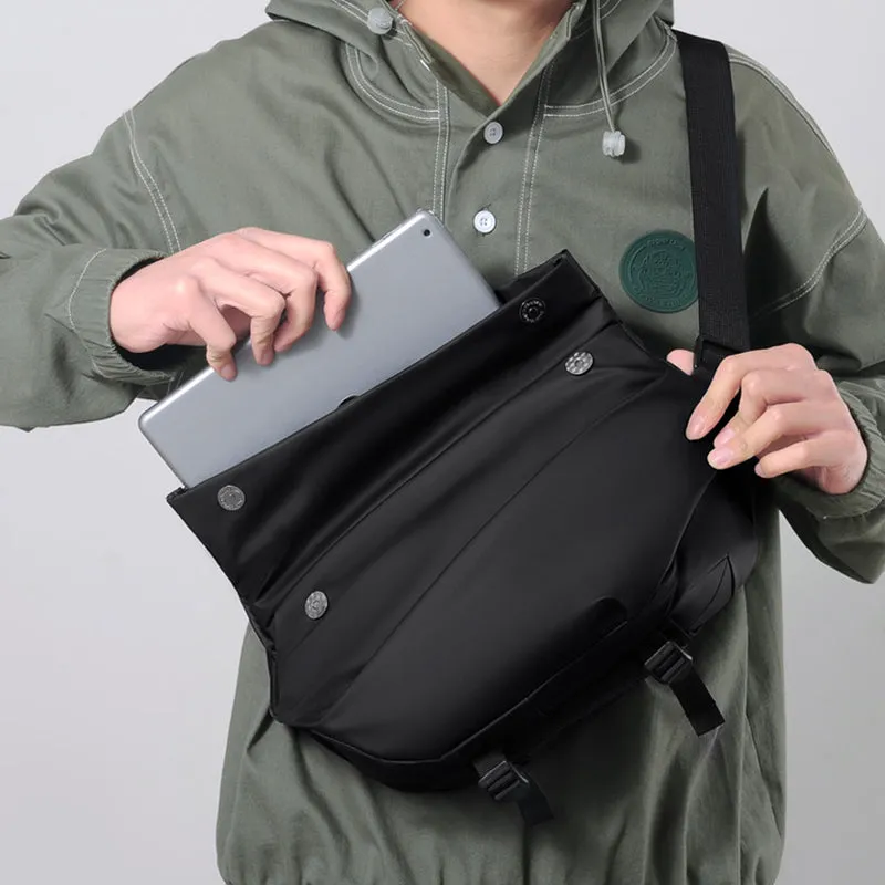 Functional Crossbody Bag Men Cool Motorcycle Sling Backpack Shoulder Chest Bag | Brodtica.com