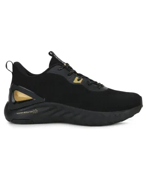 FUZION Black Men's Running Shoes