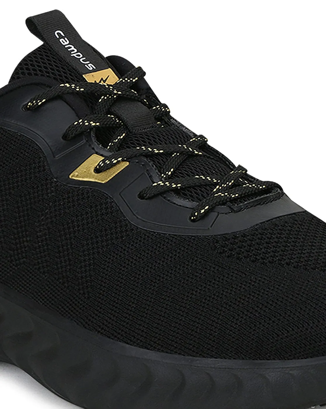 FUZION Black Men's Running Shoes
