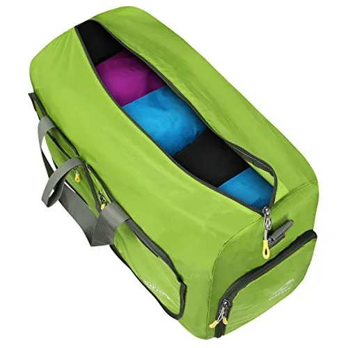 G4Free 60L Large Travel Duffel Bag Lightweight Foldable Sports Duffels Travel Duffels Luggage