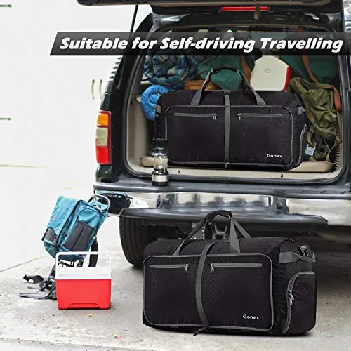 Gonex 150L Extra Large Duffle Bag, Packable Travel Luggage Shopping XL Duffel Black