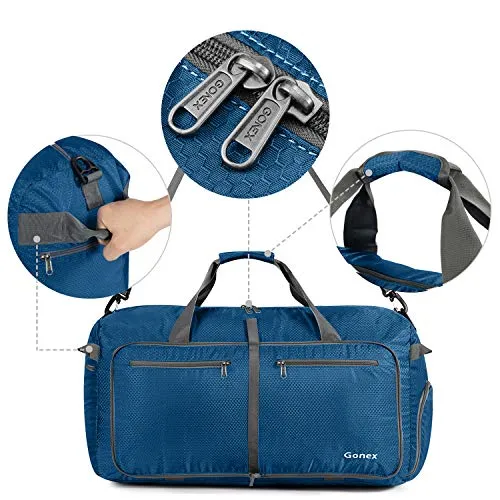 Gonex 150L Extra Large Duffle Bag, Packable Travel Luggage Shopping XL Duffel Deep Blue