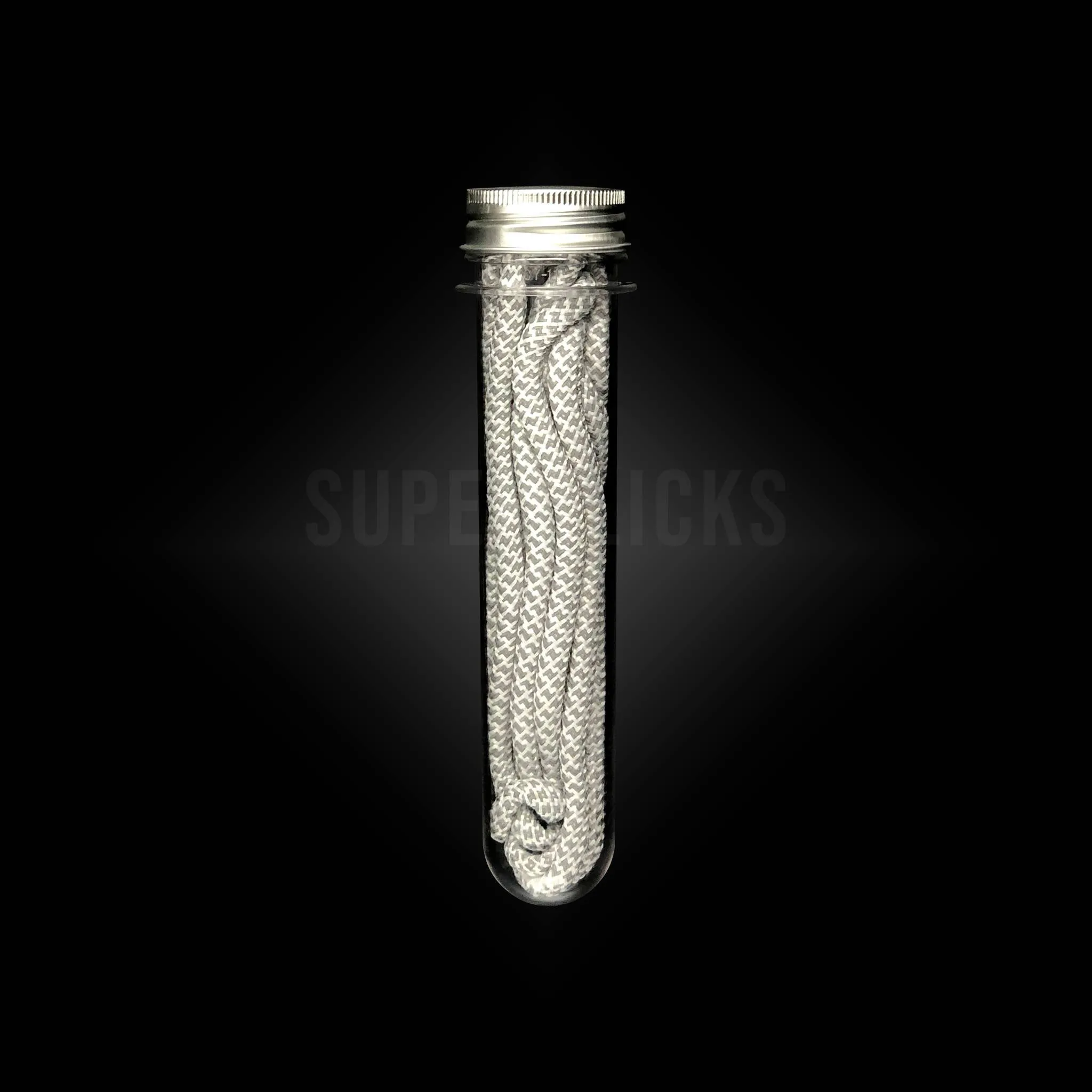 Ice White | Round Reflective Laces