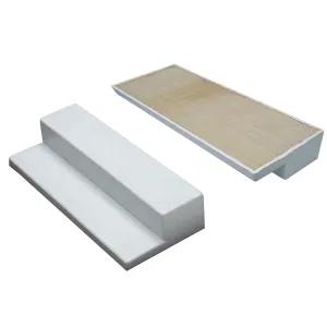 Jaypro Sports Pitching Rubber - 24 In. - Step Down (Wood Filled) - Official