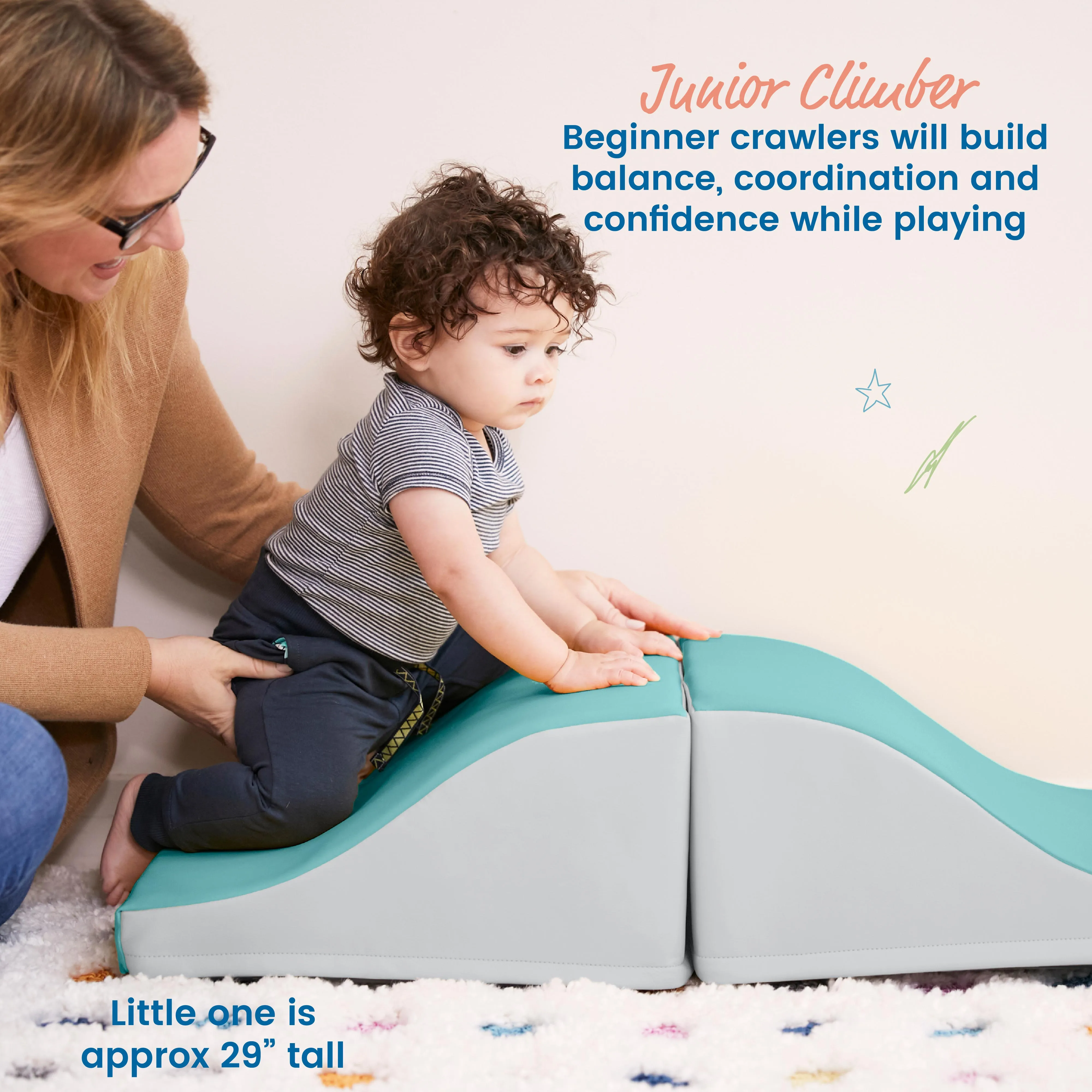 Junior Crawl Glide n' Coast, Beginner Playset, 5-Piece