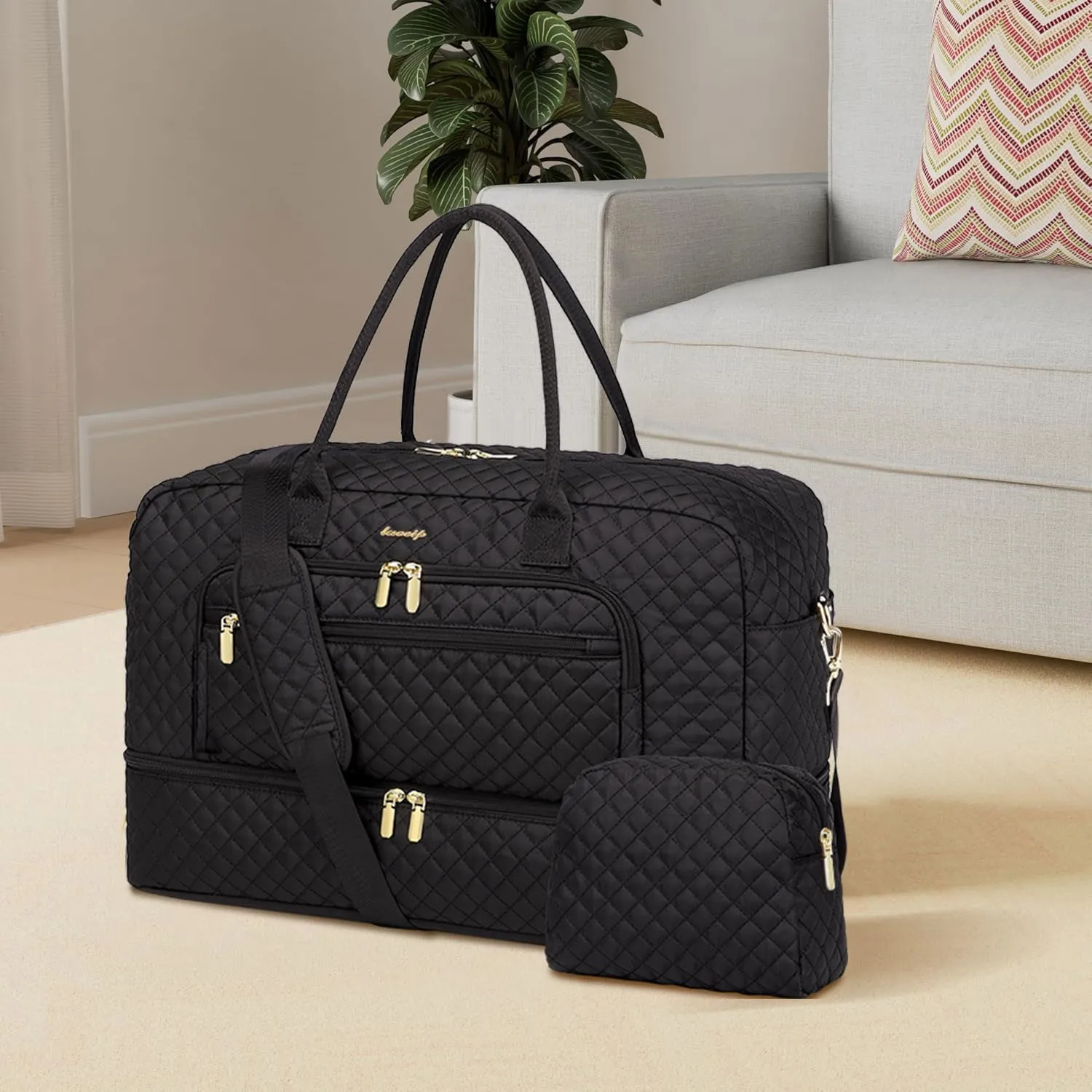 Large Travel Duffle Bag with Wet Pocket