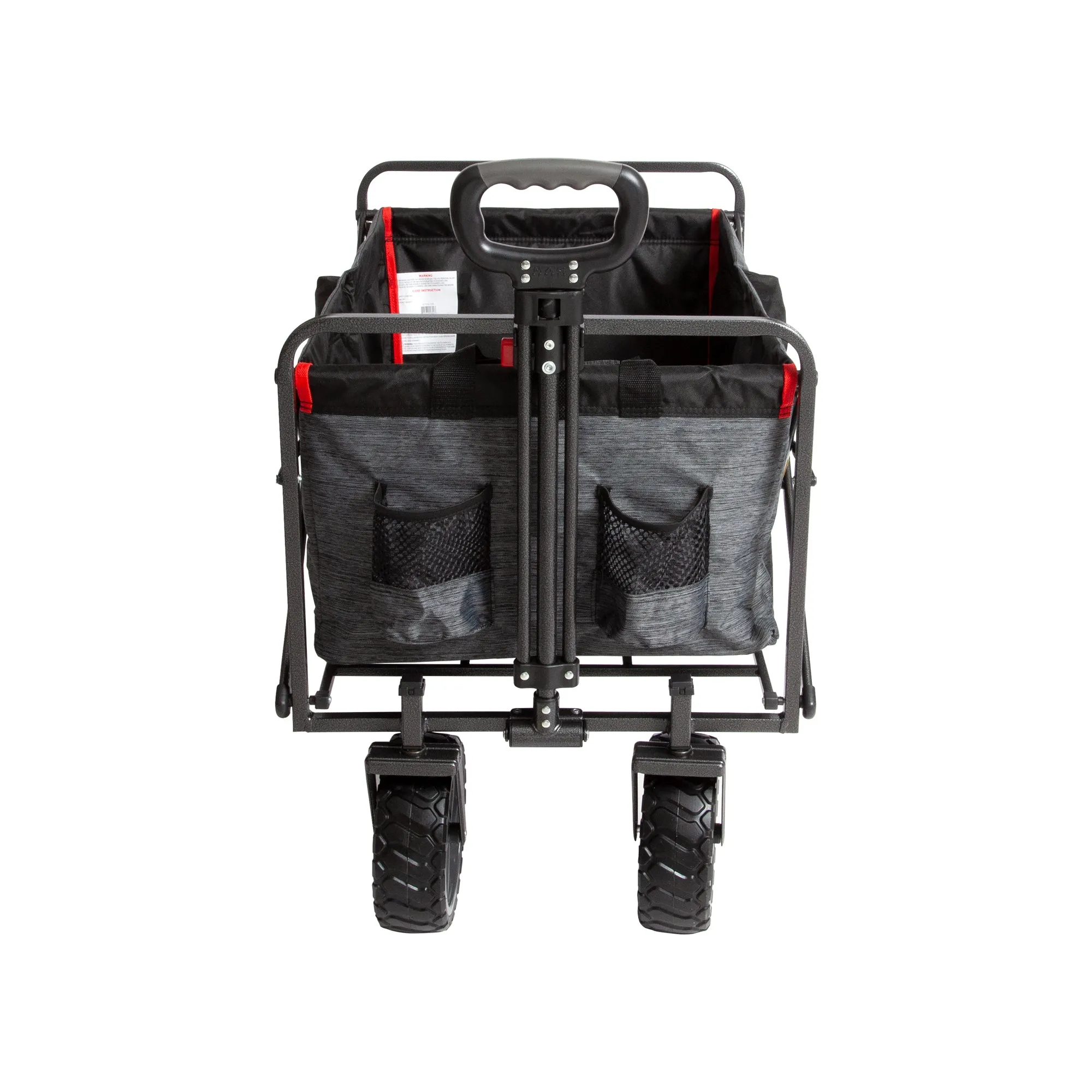 MacSports Heavy Duty Wagon with Cargo Net (Black)
