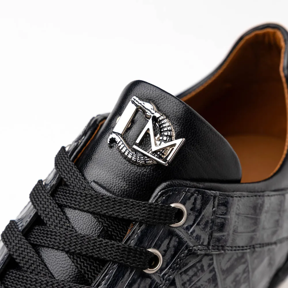 Marco Di Milano Portici Caiman-lizard Teju and Rubber Gray