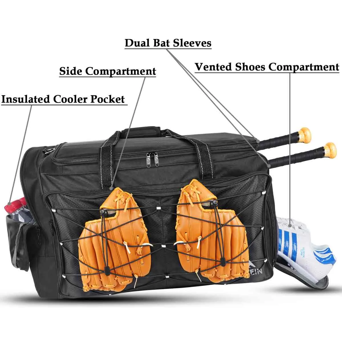Matein Baseball Duffle Bag