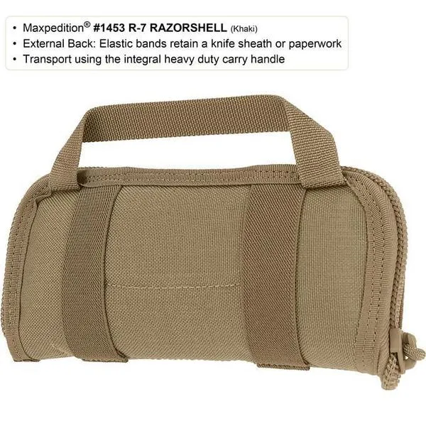 Maxpedition R7 Razorshell 7" Knife Case (black)