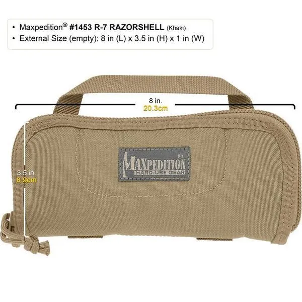 Maxpedition R7 Razorshell 7" Knife Case (black)