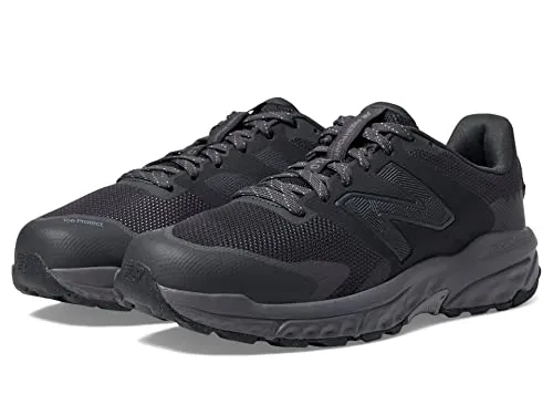 New Balance Men's Fresh Foam 510 V6 Trail Running Shoe, Black/Grey Matter/Magnet, 9 X-Wide