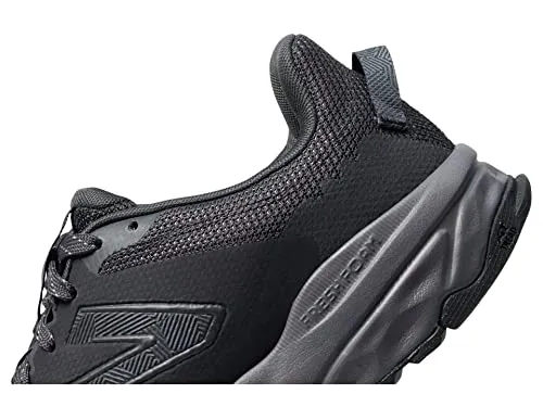 New Balance Men's Fresh Foam 510 V6 Trail Running Shoe, Black/Grey Matter/Magnet, 9 X-Wide