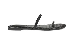 Nine West Women's Blaise Flat Sandals  Color Black Size 7M