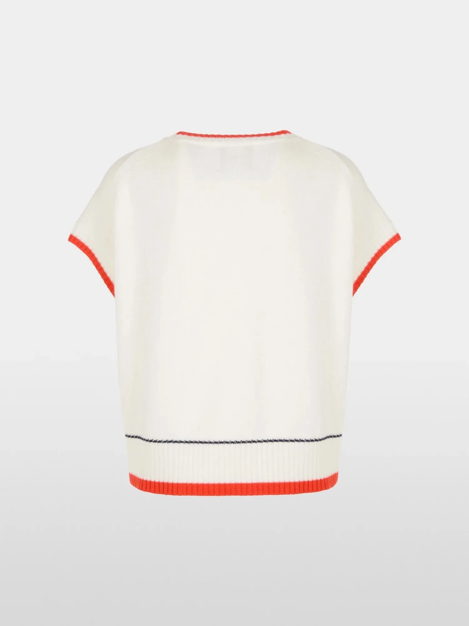 Off White Splithearts Wool Tank