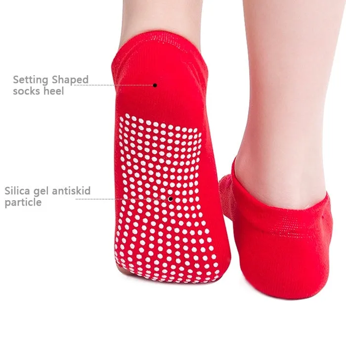 One Pair Open Toe Open Instep Anti-slip Sports Female Yoga Socks, Size: 34 - 39 (EUR)(Black)