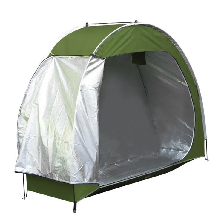 Outdoor Waterproof Bicycle Storage Shed Oxford 210D Heavy Duty Bike Tent(Black)