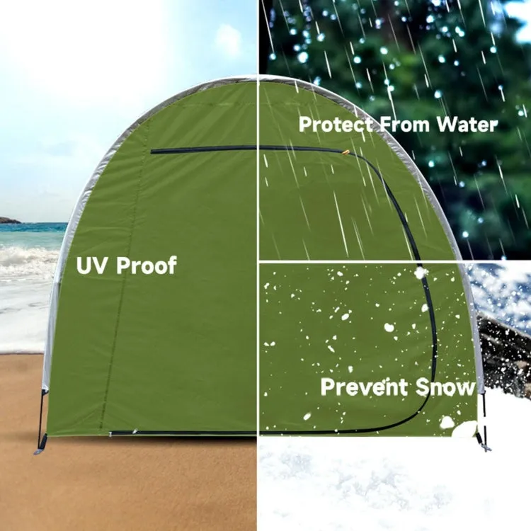 Outdoor Waterproof Bicycle Storage Shed Oxford 210D Heavy Duty Bike Tent(Black)