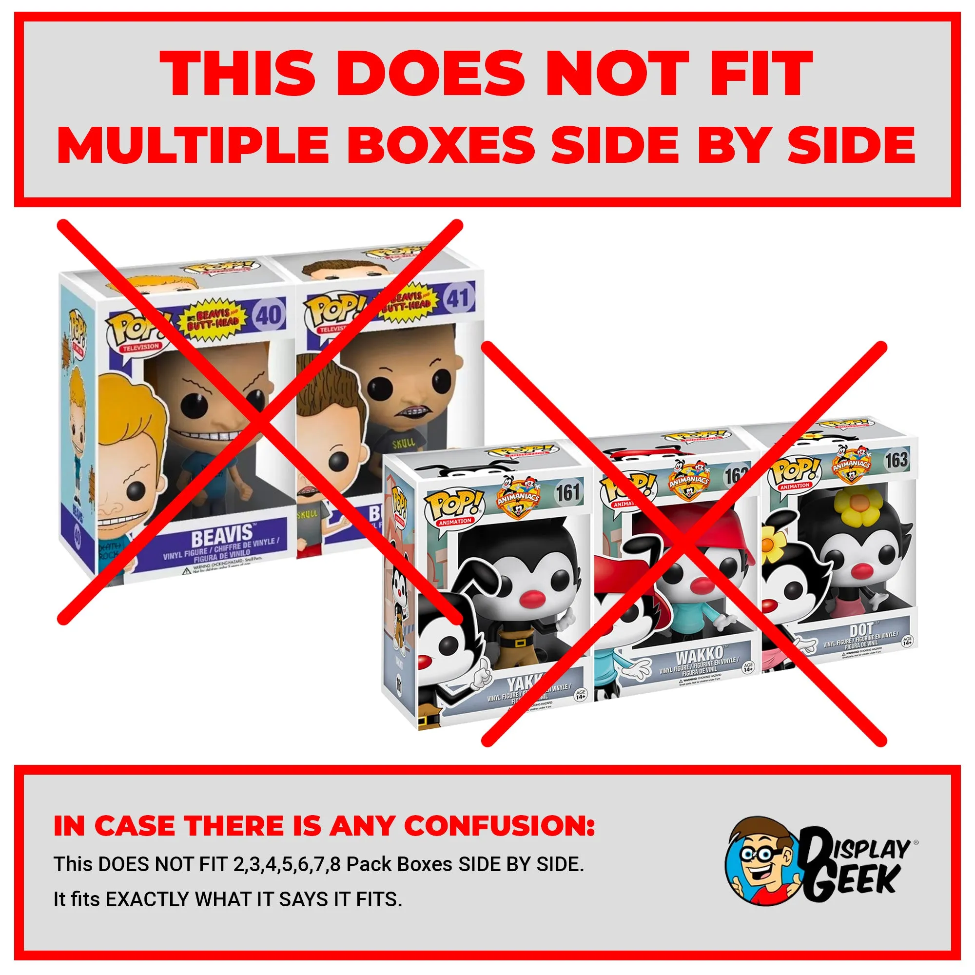 Pop Protector for 2 Pack The Hardy Boyz Funko Pop