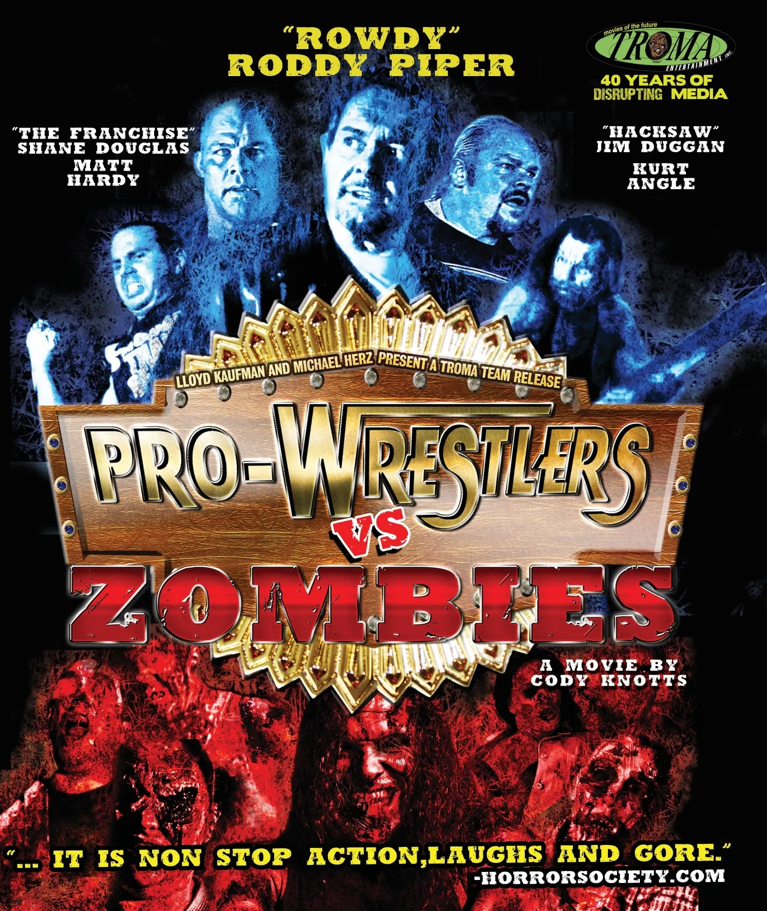 Pro-Wrestlers vs Zombies