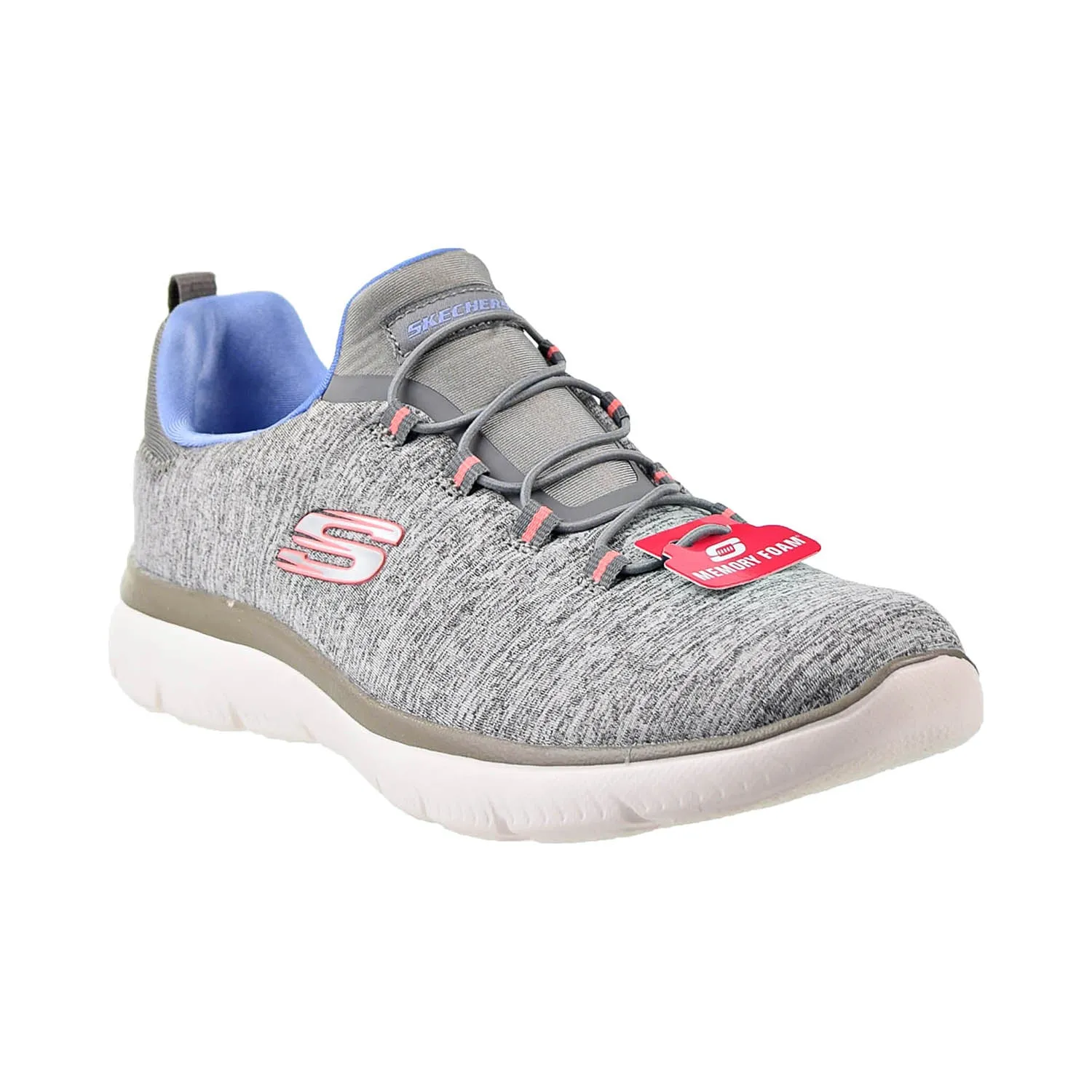 Skechers Summits Quick Getaway Women's Shoes Gray-Blue