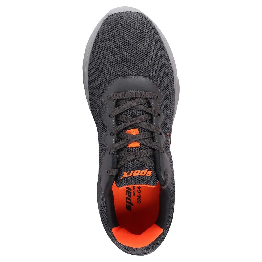 Sparx Mens Darkgreyneonorange Running Shoe